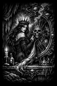 Queen and Her Mirror of Bones