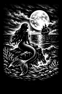 Moonlight on the Tidal Rock