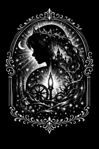 Moonlit Silhouette and Thorned Spindle