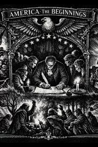 America: The Beginnings — engraved slate artwork from the American Heritage collection